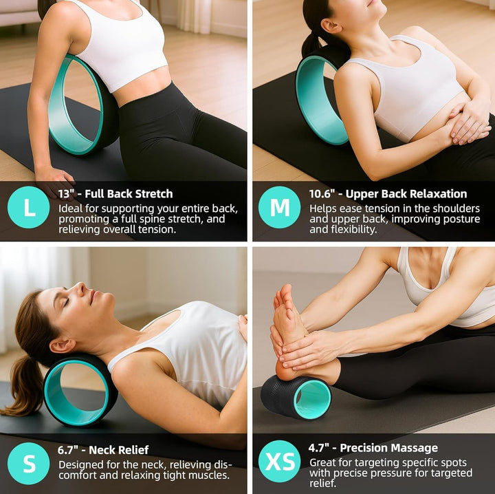 Back roller wielenset van 4 met yogablokken – Artheva