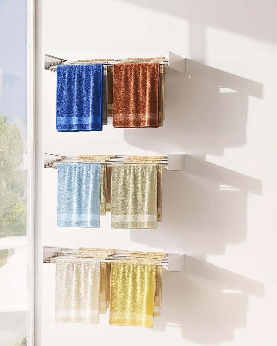 Wandgemonteerd Vouwbaar Kledingdroogrek – DryWall