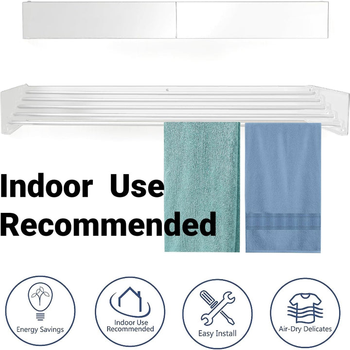 Wandgemonteerd Vouwbaar Kledingdroogrek – DryWall
