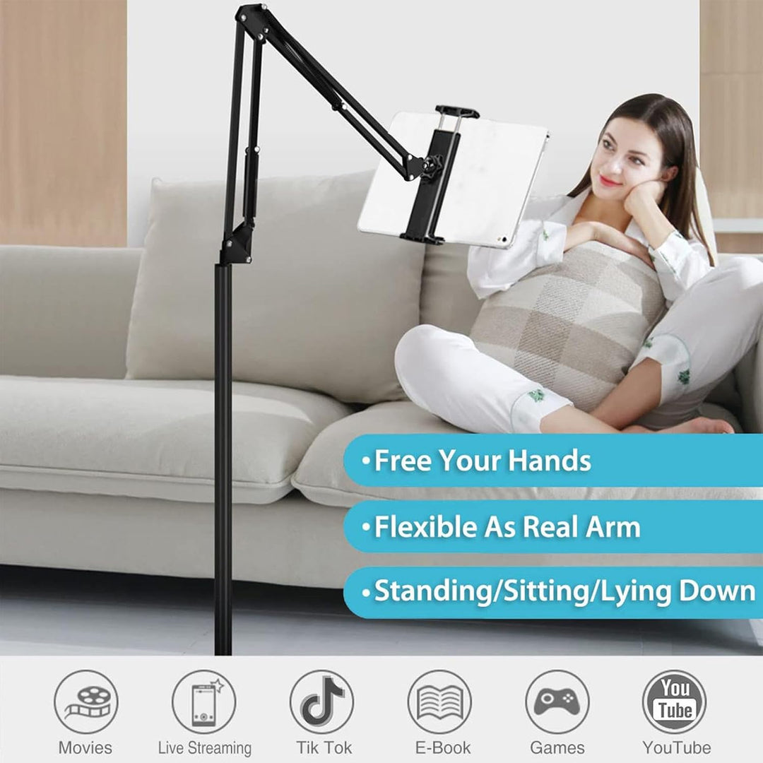 Verstelbare 360° vloerstandaard voor telefoon en tablet – Movira