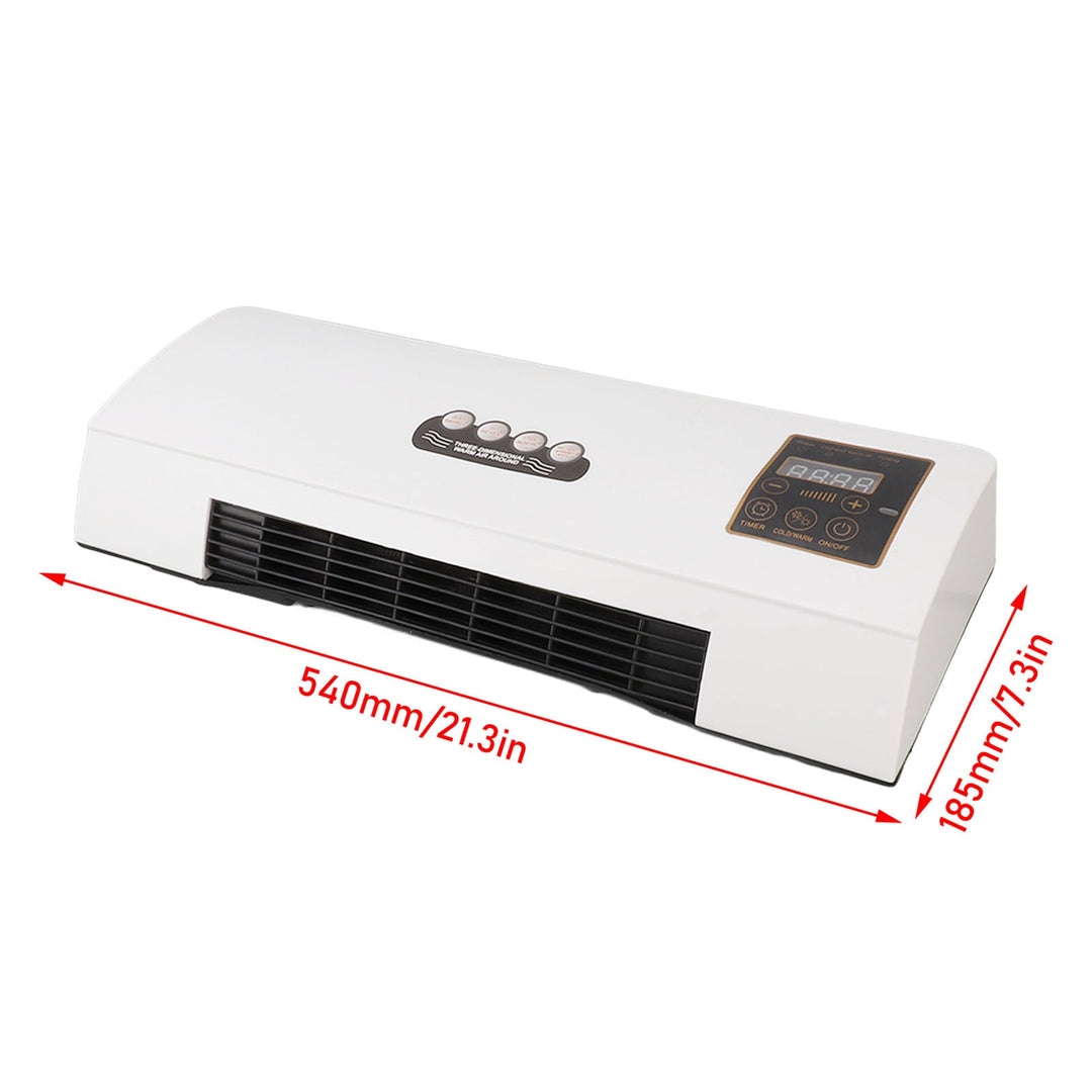 1800 W wandairco – 4-in-1: koelen, verwarmen, ventilator en luchtontvochtiger