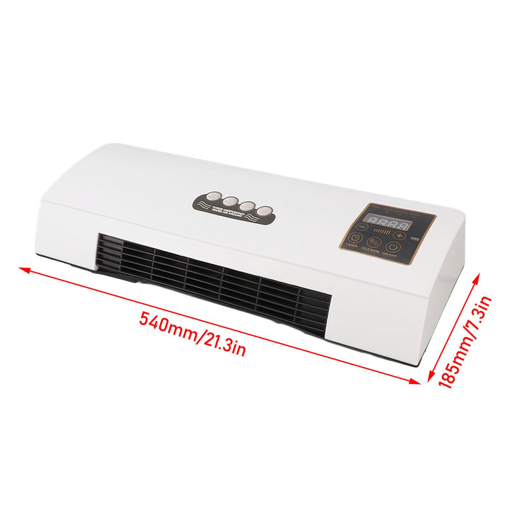 1800 W wandairco – 4-in-1: koelen, verwarmen, ventilator en luchtontvochtiger