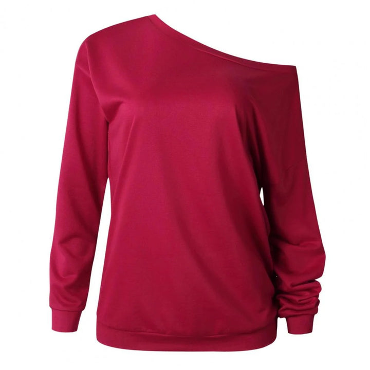 Eén off-shoulder losse warme damestrui - Beatrix