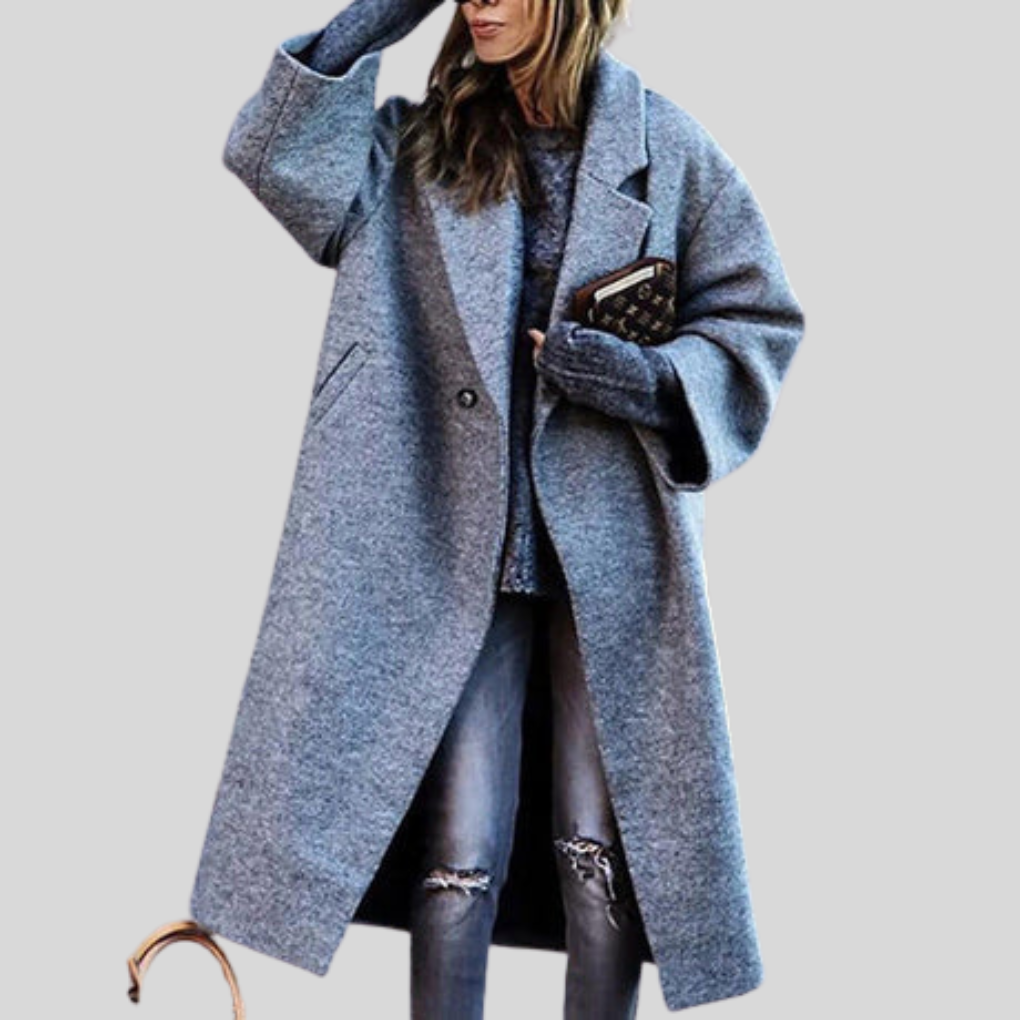 Lange winterjas voor dames – warme laagjes