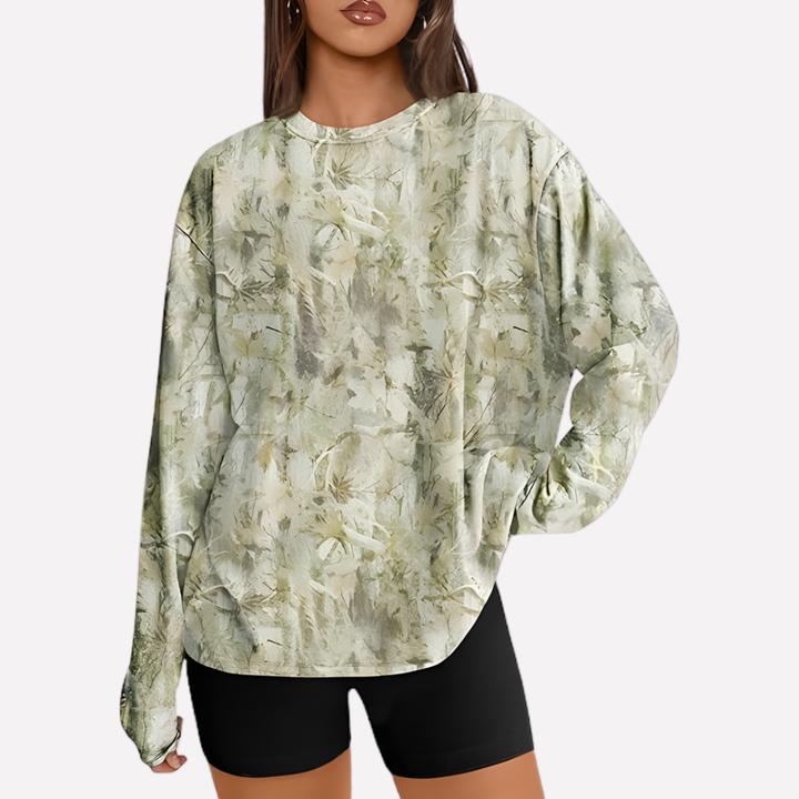 Vrouwen Oversized Lange Mouwen Shirt