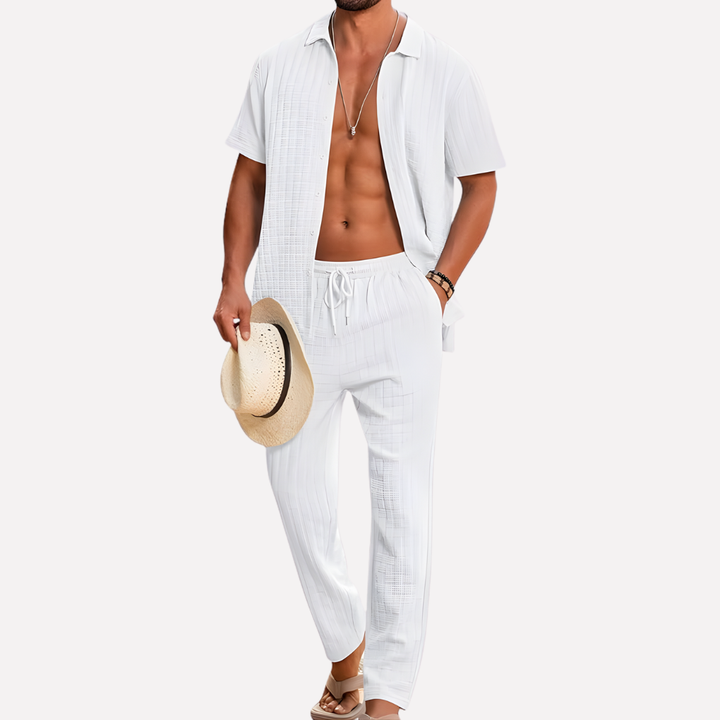 Mannen 2-delige Strandoutfit