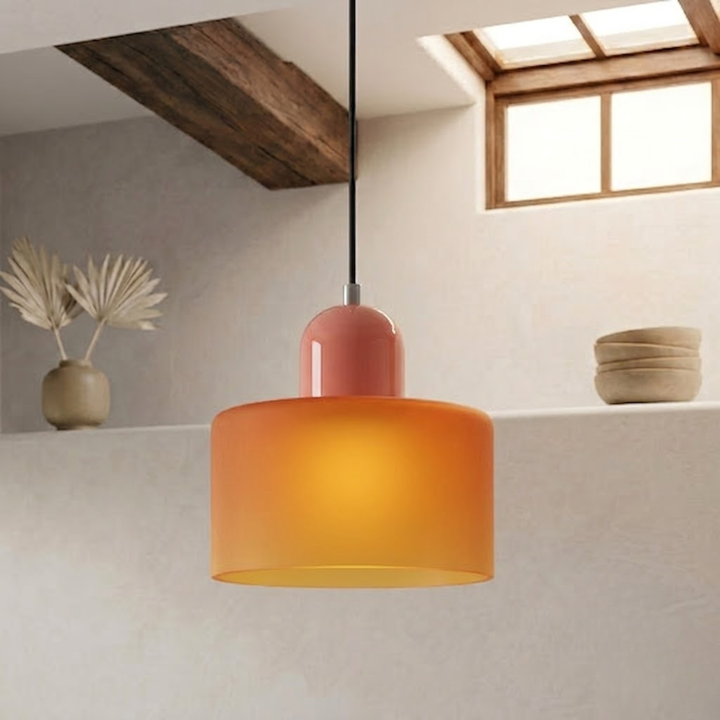 Ringhanglamp met uitgebreid halo-ontwerp
