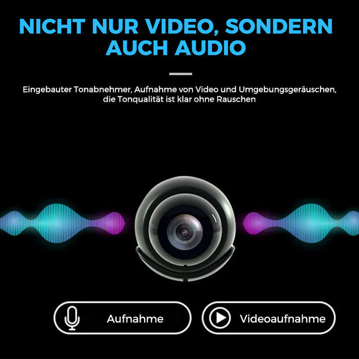 Mini-wifi-bewakingscamera 1080p | Verborgen nachtzicht | Bewegingsalarm | Audio