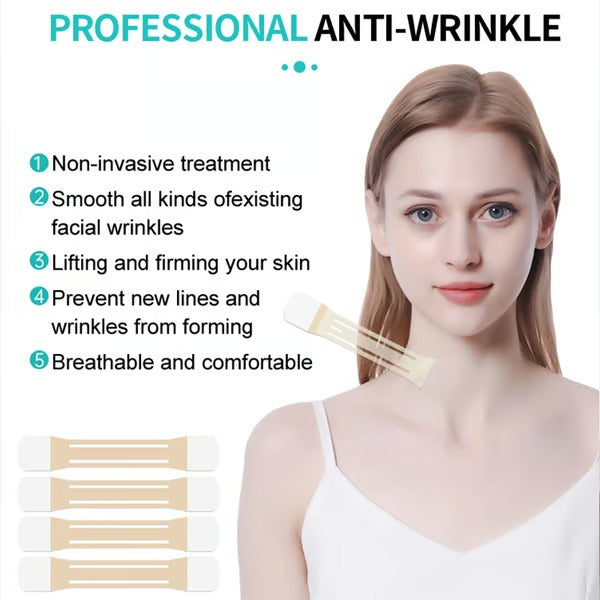 Directe halsliftingtape – onzichtbare, pijnloze contouring