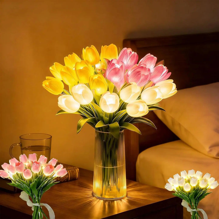 Gezellige led-bloemenlamp voor warm, sfeervol licht