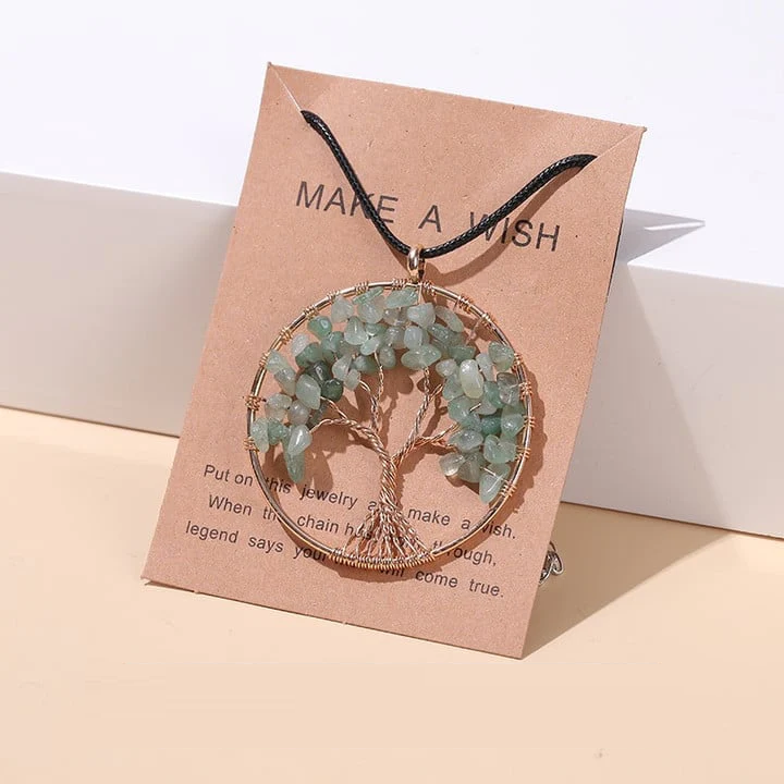 Zeven chakra's levensboom-ketting