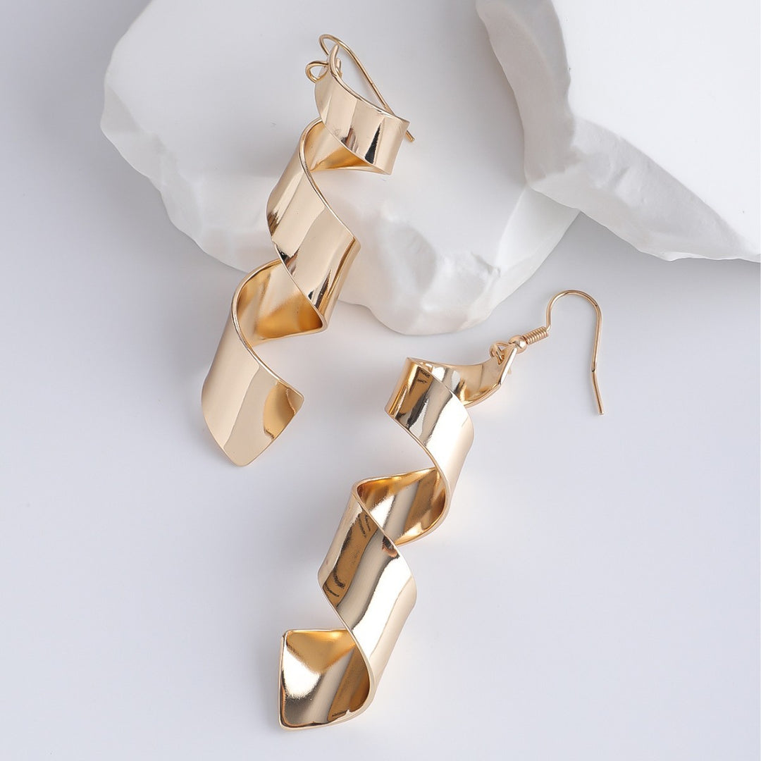Smooth Irregular Thread Earrings For Women