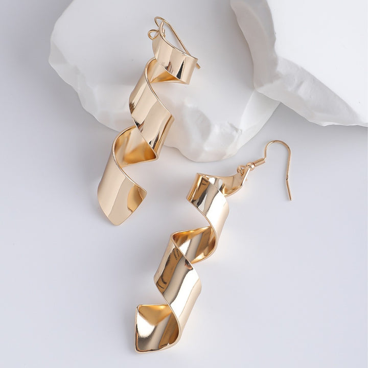 Smooth Irregular Thread Earrings For Women