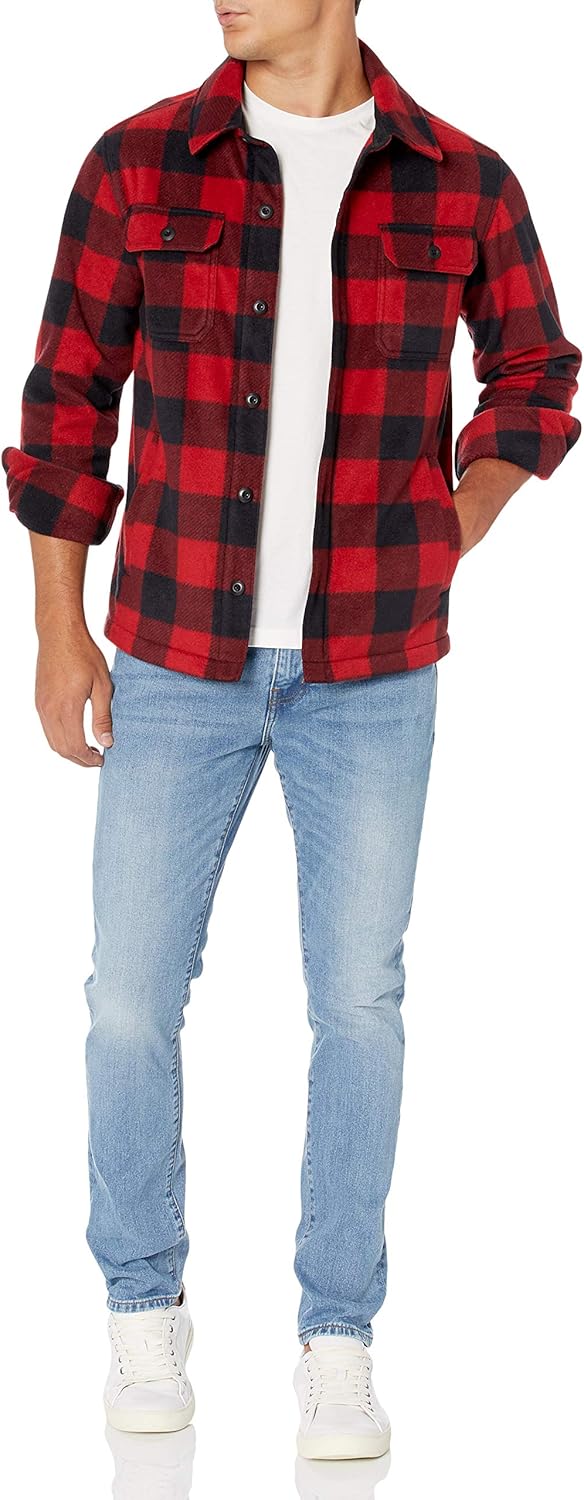 Fleece overshirt voor heren, voorjaar 2026 – Max