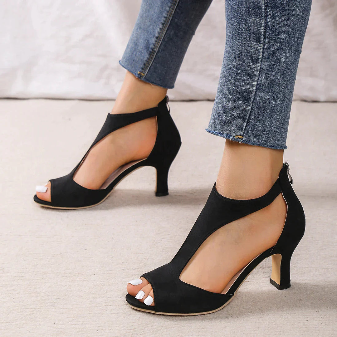 Orthopedische dames sandalen met hak - Mia