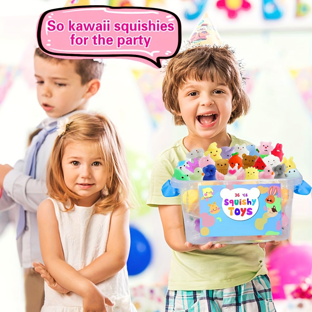 36 schattige squishy-dierenspeeltjes - KawaiiKnijpjes