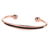 Eenvoudige en elegante verstelbare armband in bronskleur