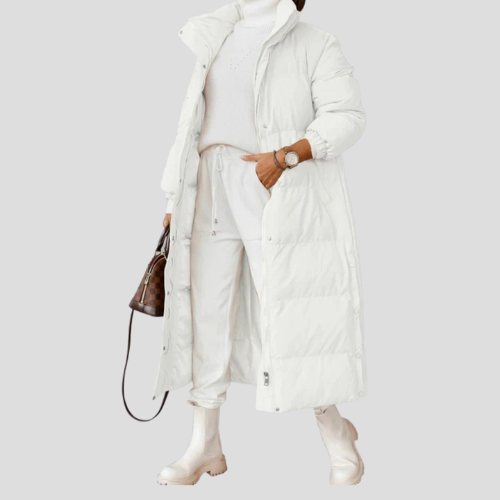 Lange winterjas voor dames