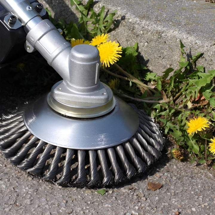 Koolstofstalen onkruidborstel en trimmer - Alleen borstel