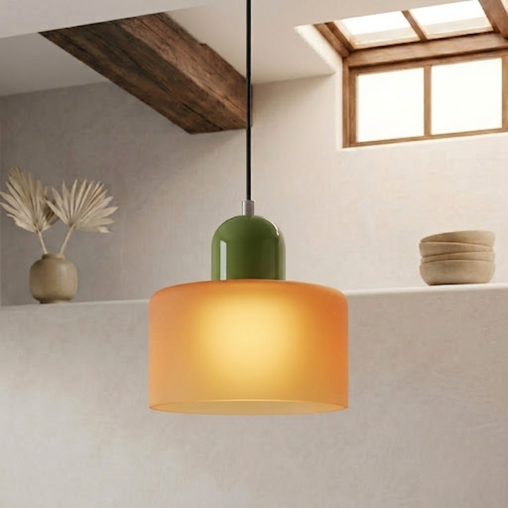 Ringhanglamp met uitgebreid halo-ontwerp