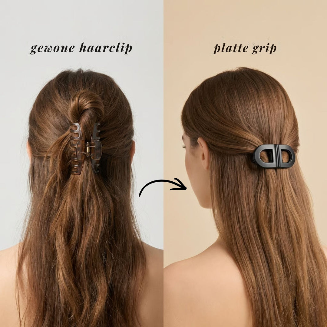 Magnetische haarclip met platte grip – comfortabele, bultloze houvast