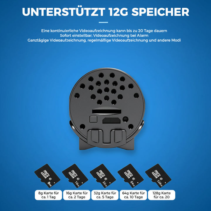 Mini-wifi-bewakingscamera 1080p | Verborgen nachtzicht | Bewegingsalarm | Audio