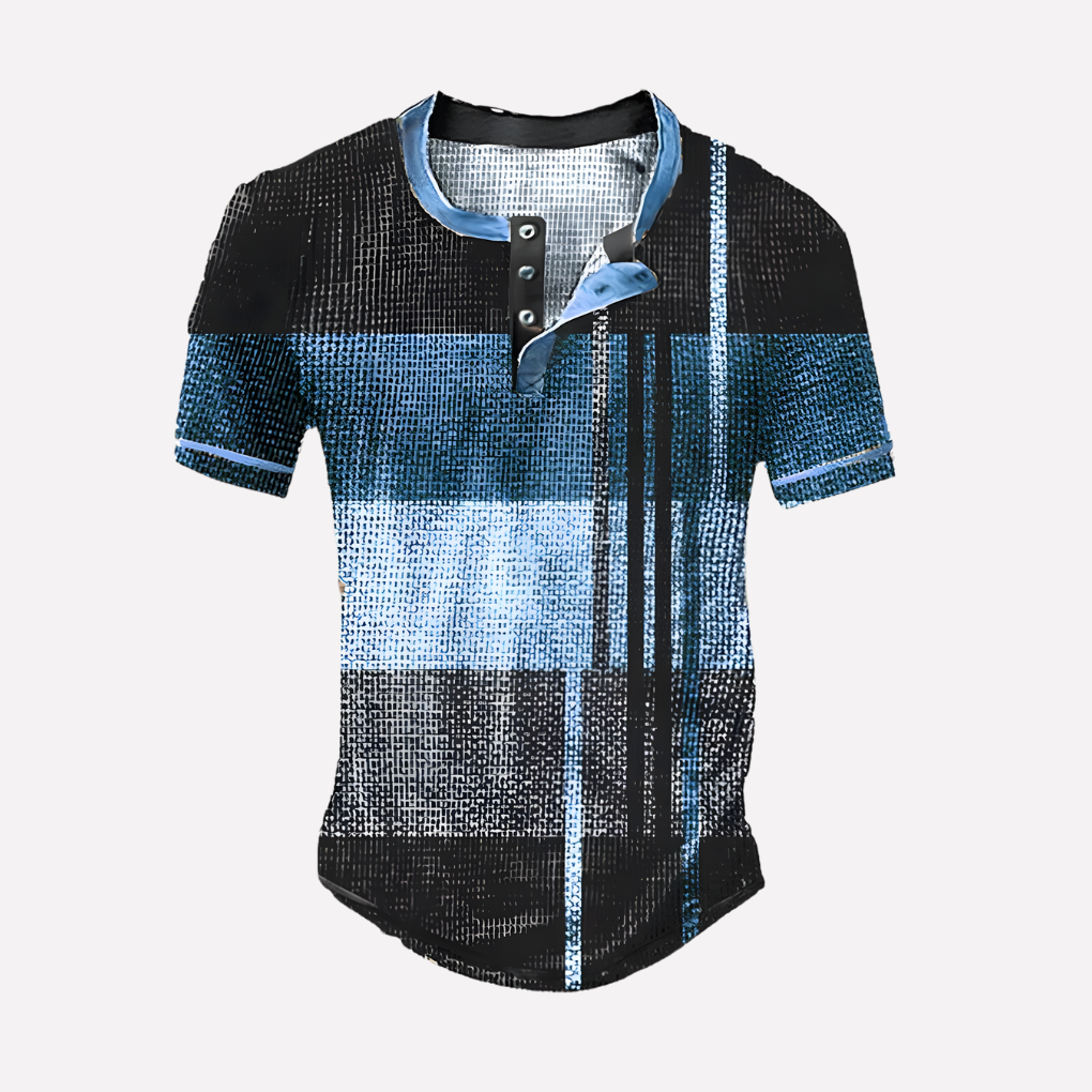 Heren Waffle Breisel Casual T-shirt