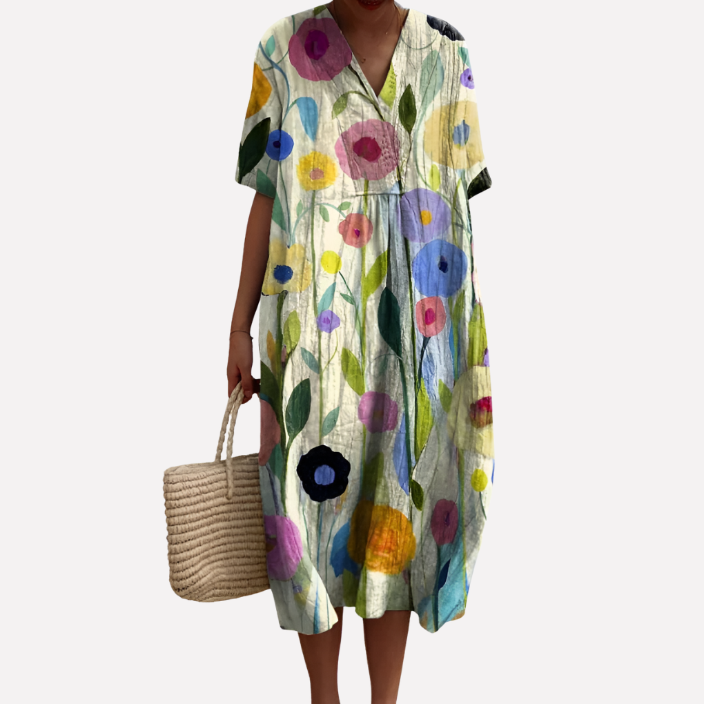 Bloemenjurk voor dames, zomerjurk