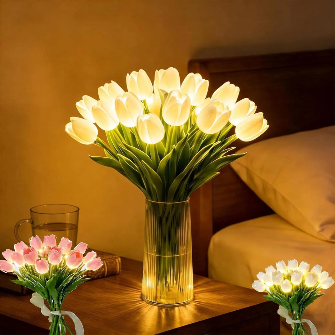 Gezellige led-bloemenlamp voor warm, sfeervol licht