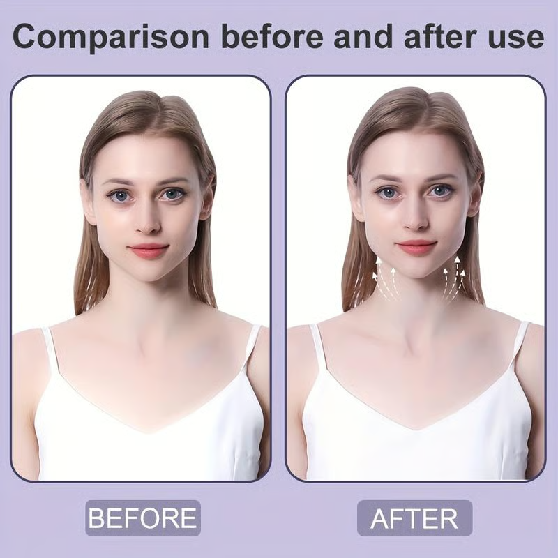 Directe halsliftingtape – onzichtbare, pijnloze contouring