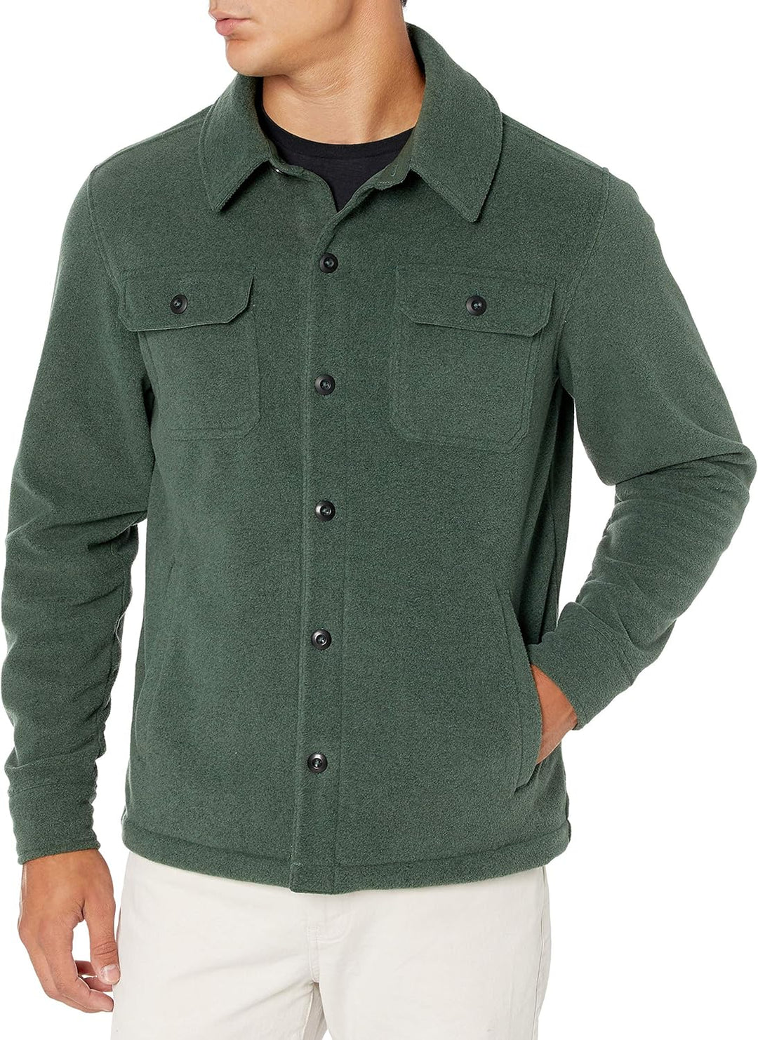 Fleece overshirt voor heren, voorjaar 2026 – Max