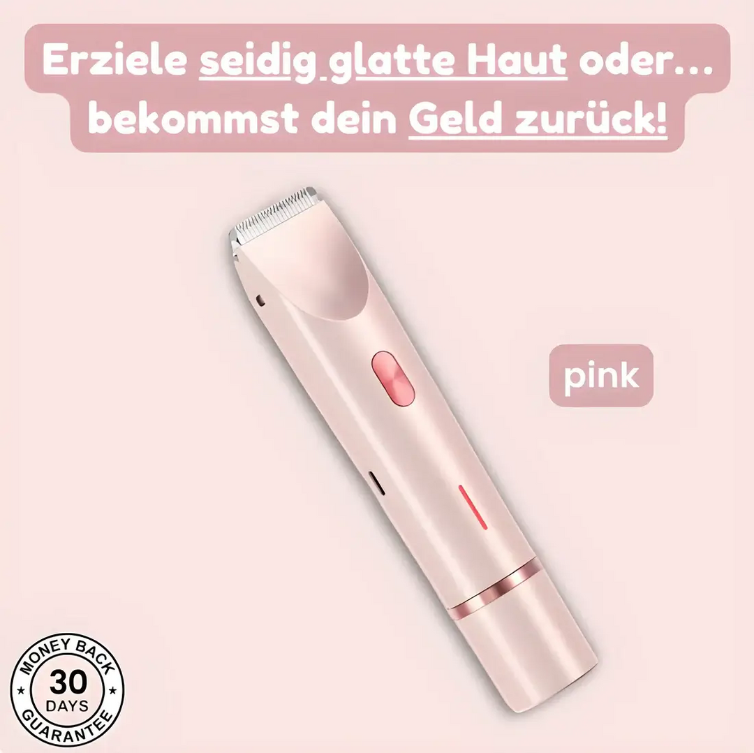 2-in-1 damesscheerapparaat voor een gladde, zacht verzorgde huid