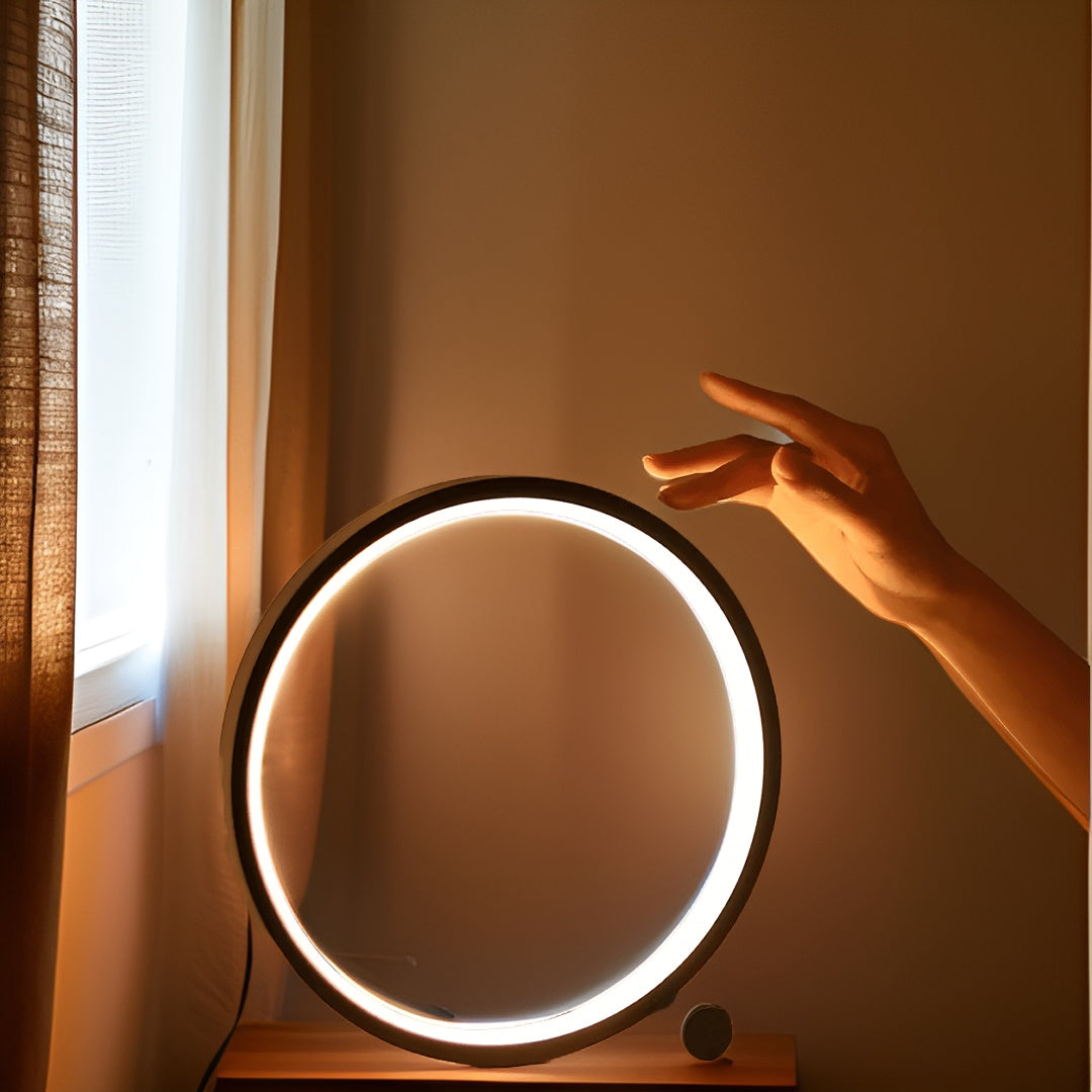 Minimalistische dimbare tafellamp - EclipseAura Lampe