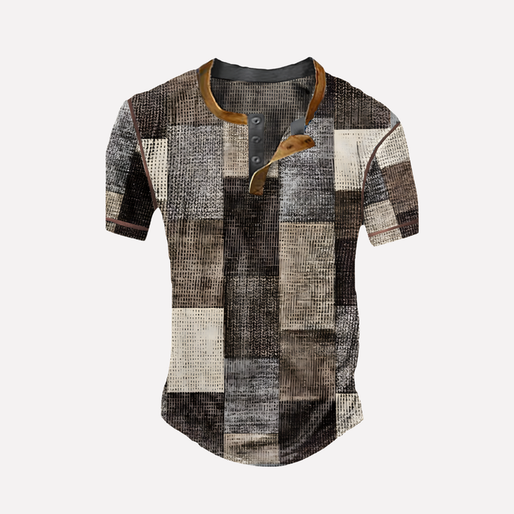 Heren Waffle Breisel Casual T-shirt
