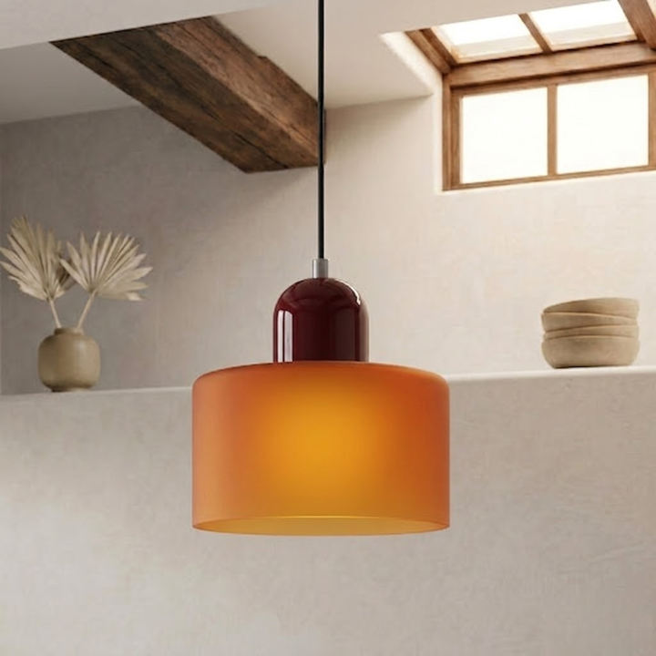 Ringhanglamp met uitgebreid halo-ontwerp