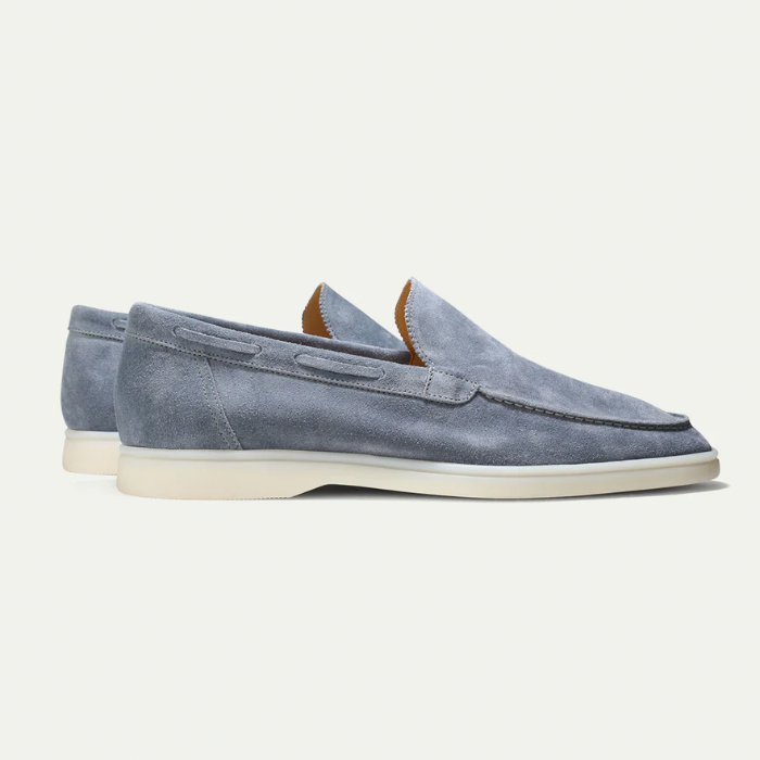 Lier – Luxe Handgemaakte Suède Loafers voor Heren