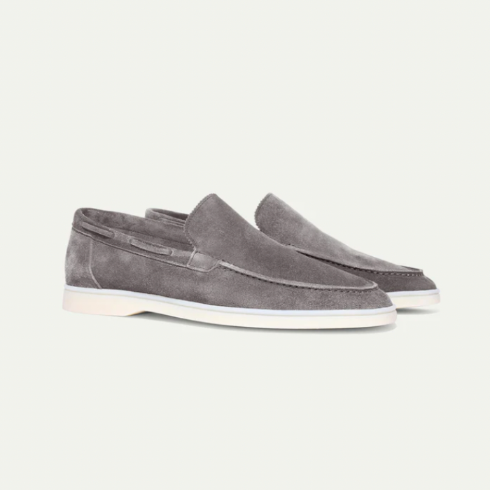 Lier – Luxe Handgemaakte Suède Loafers voor Heren