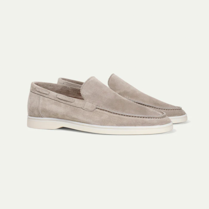 Lier – Luxe Handgemaakte Suède Loafers voor Heren