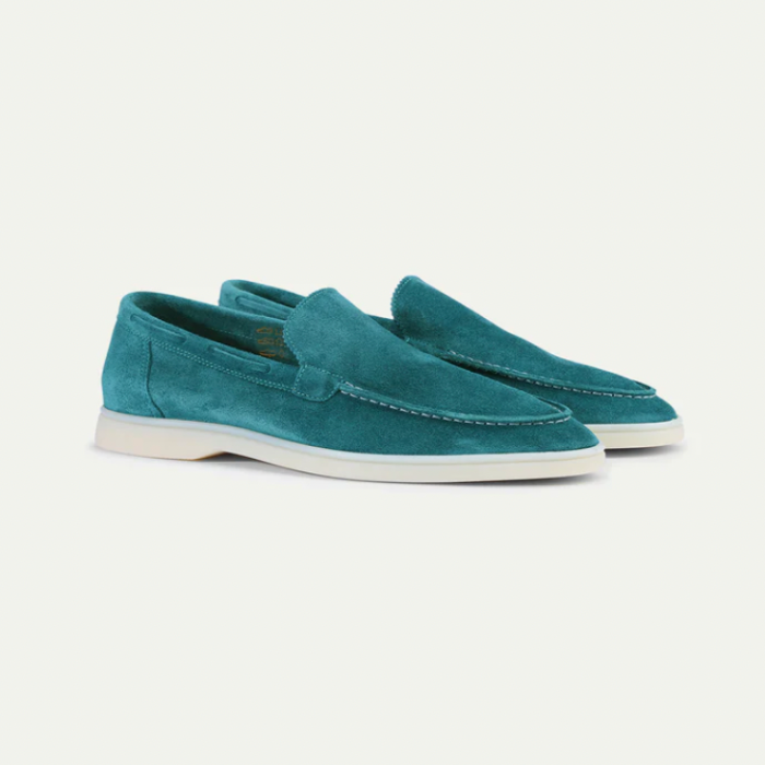 Lier – Luxe Handgemaakte Suède Loafers voor Heren