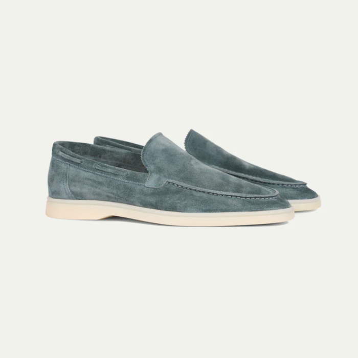 Lier – Luxe Handgemaakte Suède Loafers voor Heren