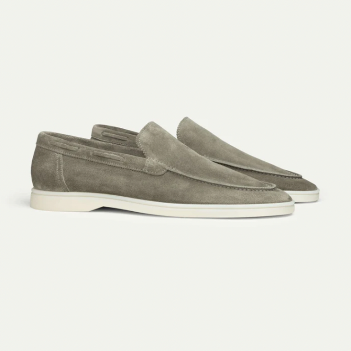 Lier – Luxe Handgemaakte Suède Loafers voor Heren