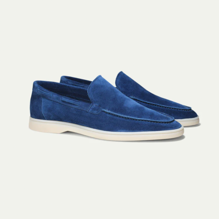 Lier – Luxe Handgemaakte Suède Loafers voor Heren