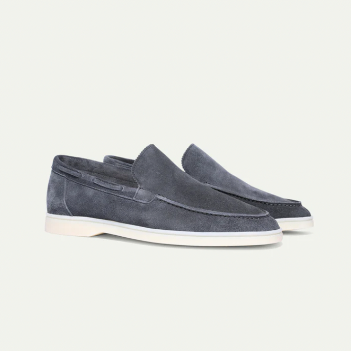 Lier – Luxe Handgemaakte Suède Loafers voor Heren
