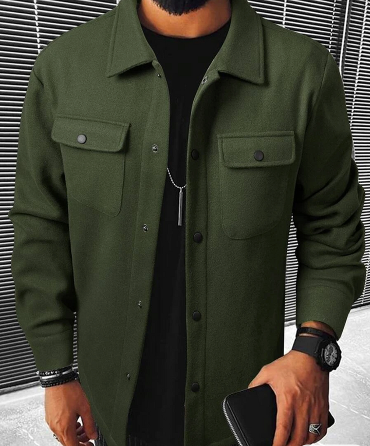 Warm Herenshirt met Zakken – Mateo
