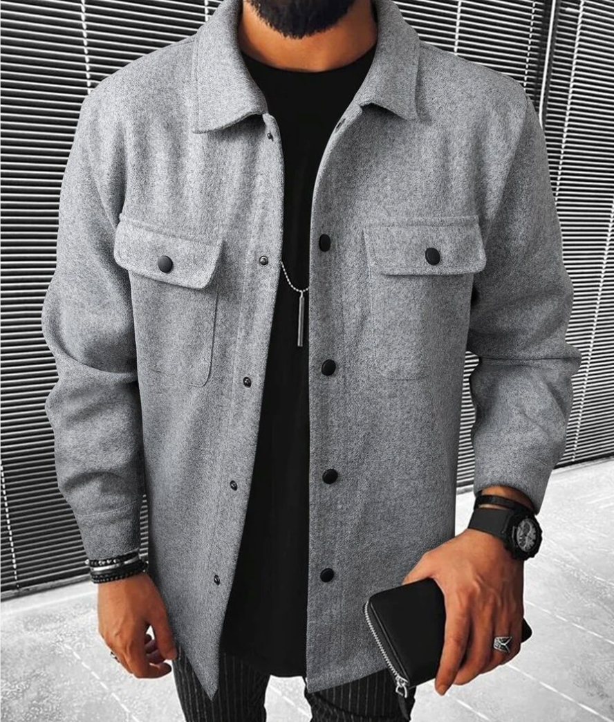 Warm Herenshirt met Zakken – Mateo