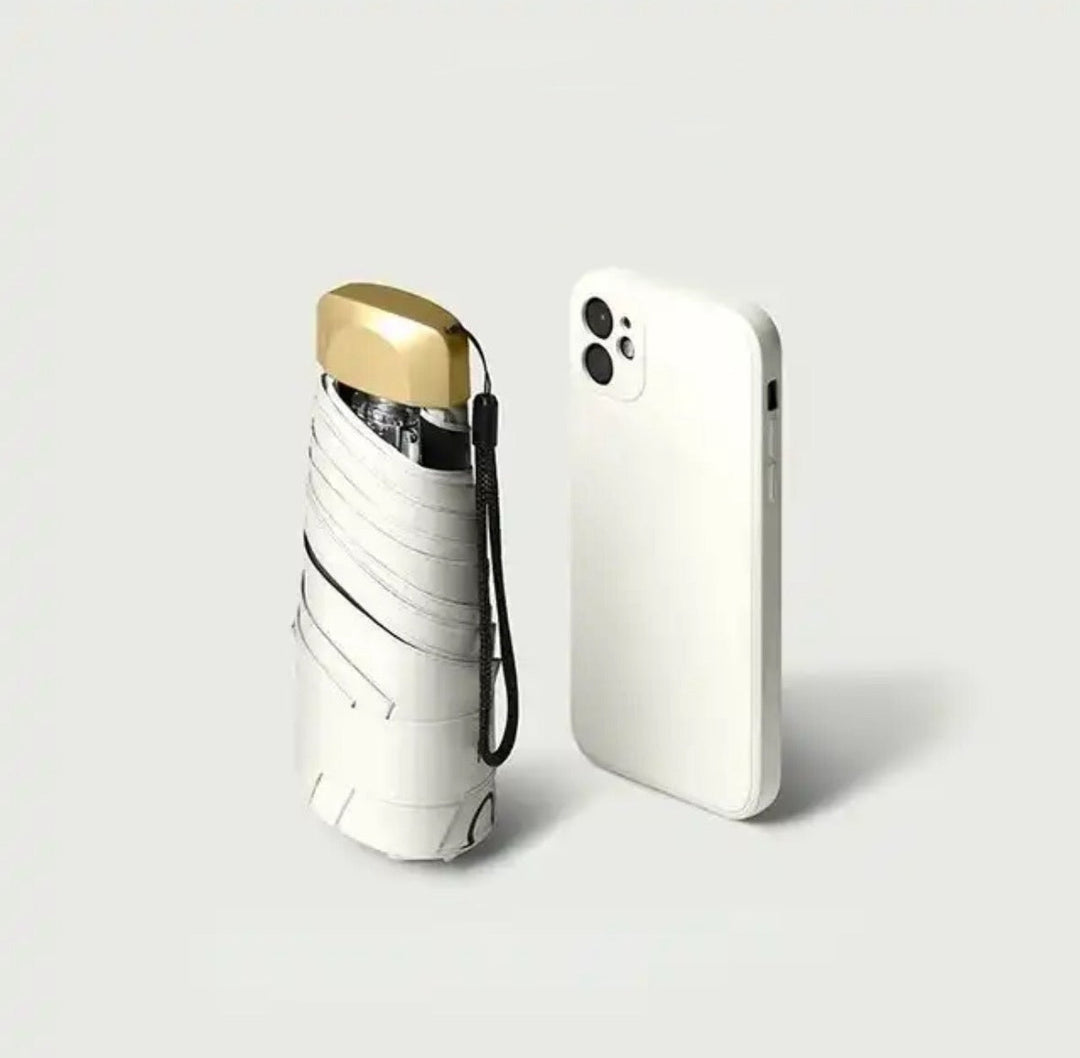 Compacte mini-zakparaplu met UV-bescherming