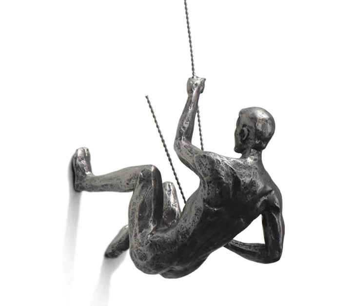 Bergbeklimmer-wandsculptuur – PeakFigures