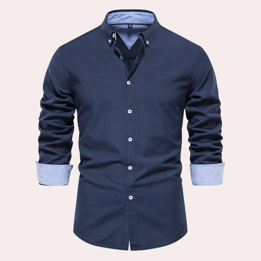 Casual Herenoverhemd met Lange Mouwen - Remy
