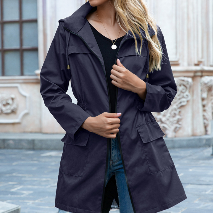 Melanie - Stijlvolle rits-trenchcoat voor vrouwen