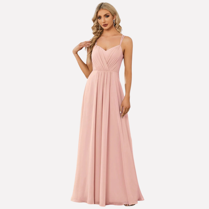 Elegante Damesjurk met Halternek voor een Chique Look